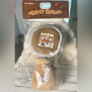 AUTHENTIC‎ POP BEAN Coffee Factory Series-Coffee Portafilter Pillow 21" NEW